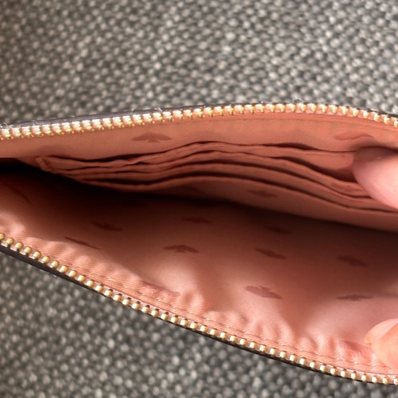 Kate Spade Pink Champagne Print Wristlet - Picture 4 of 6